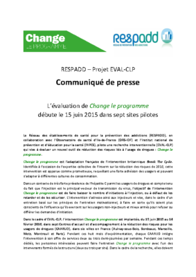 Communique de Presse EVAL CLP