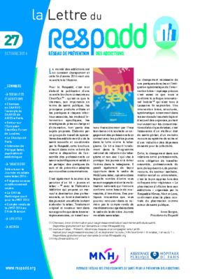 La lettre du Respadd 27