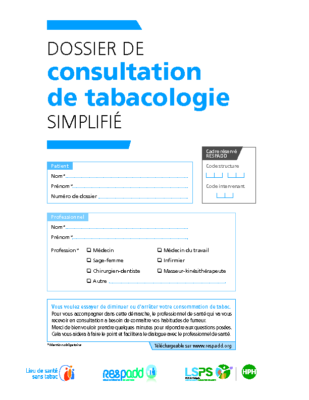 Dossier consultation tabacologie
