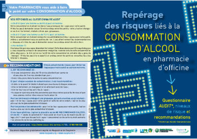 Alcool – AUDIT pharmaciens