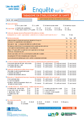 LSST – Questionnaire patient