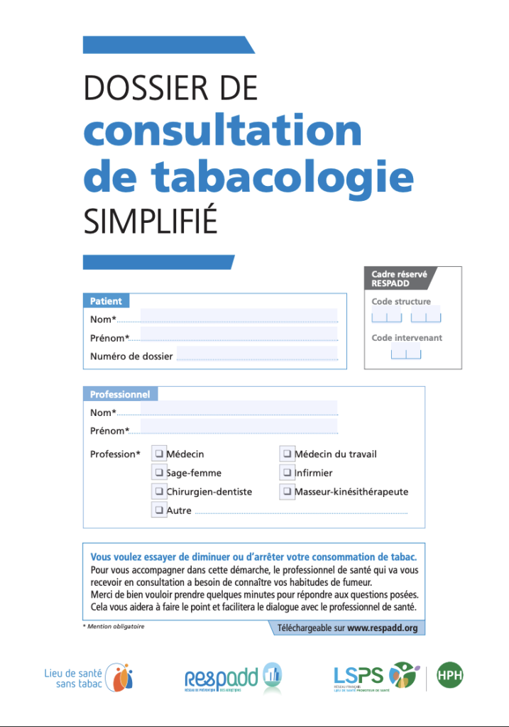 Dossier consultation tabacologie simplifie