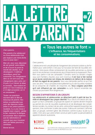 Lettre aux parents 2